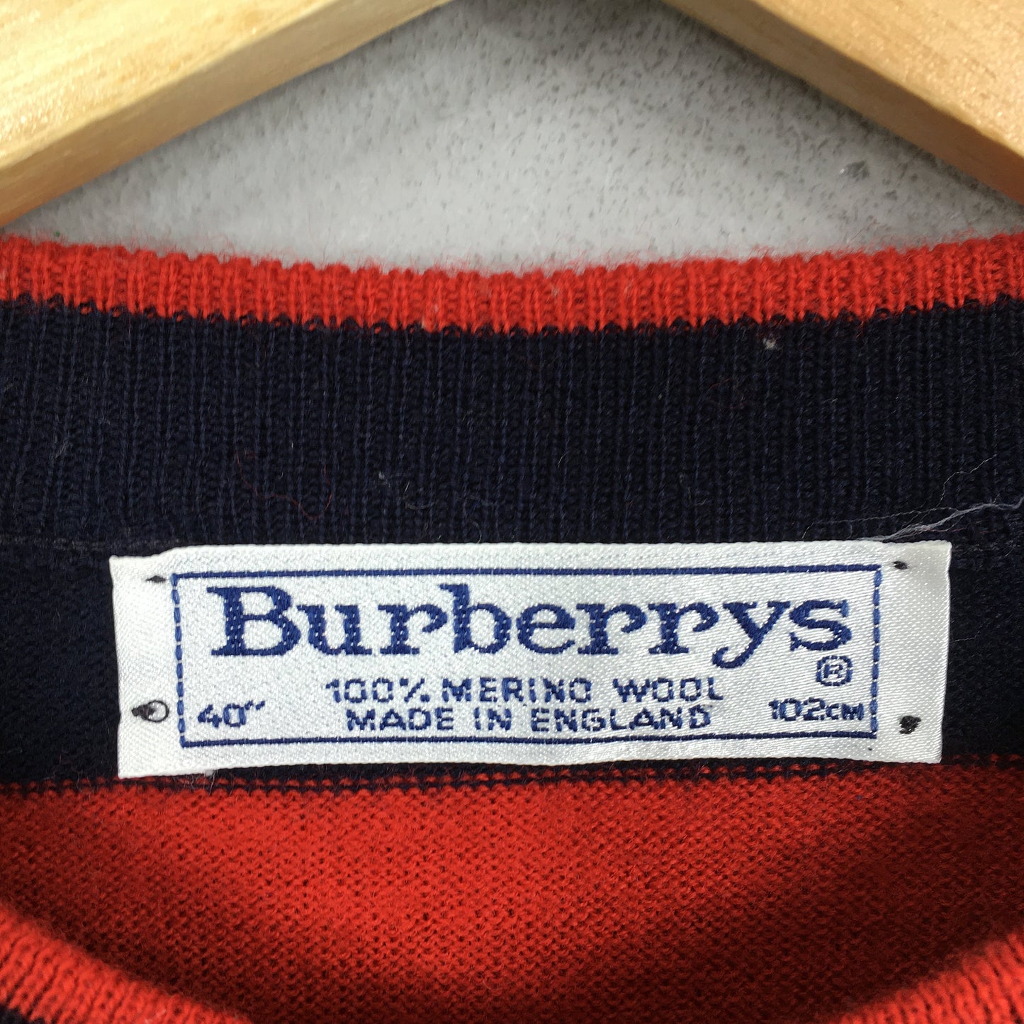 Burberrys Of London Women Stripes Wool Pullover Small