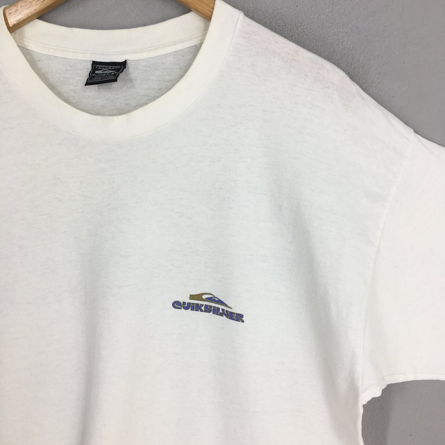 Quiksilver Boardriding Surf White T shirt XLarge