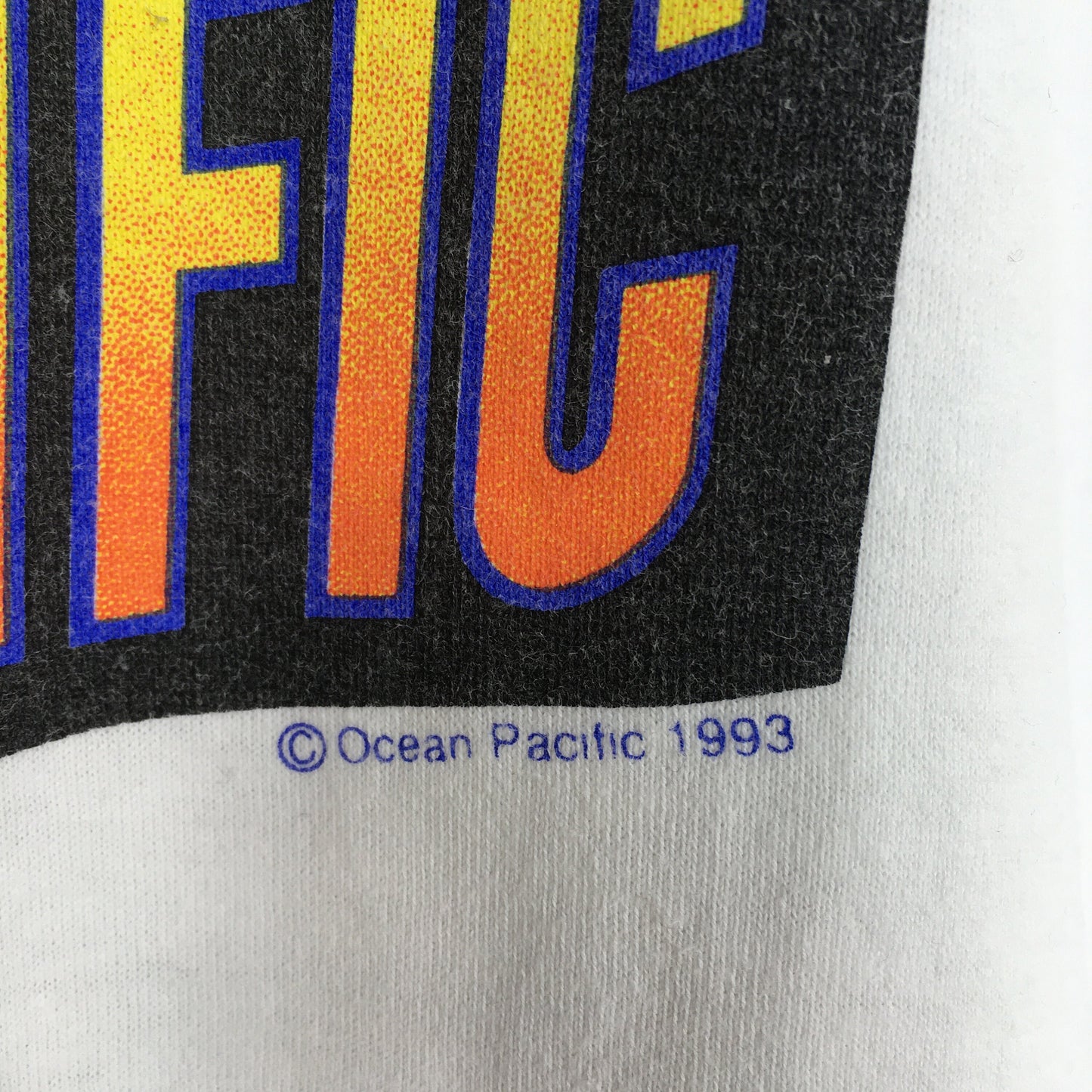Ocean Pacific Surfer White T shirt Medium