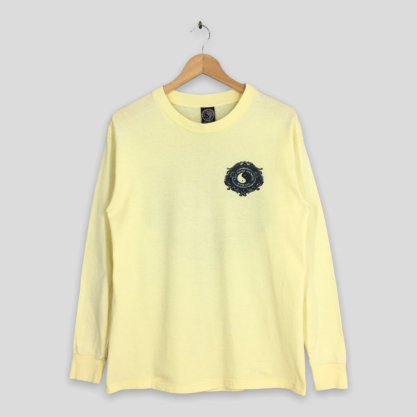 T&C Surf Designs Ying Yang Yellow T shirt Medium