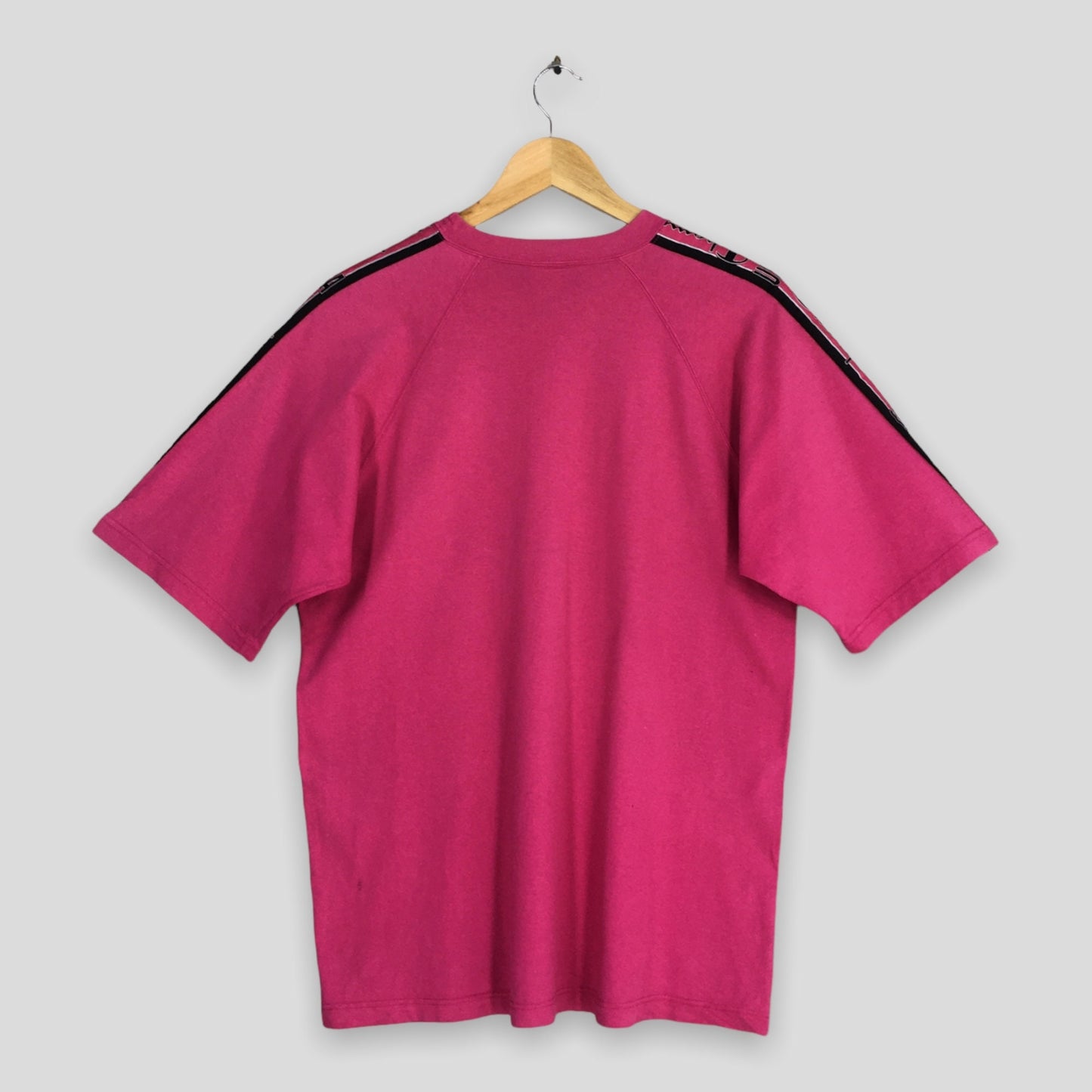 Champion Script Logo Pink T shirt Large