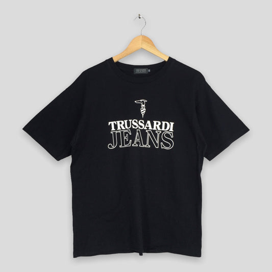 Trussardi Jeans Sportswear Black T shirt Medium
