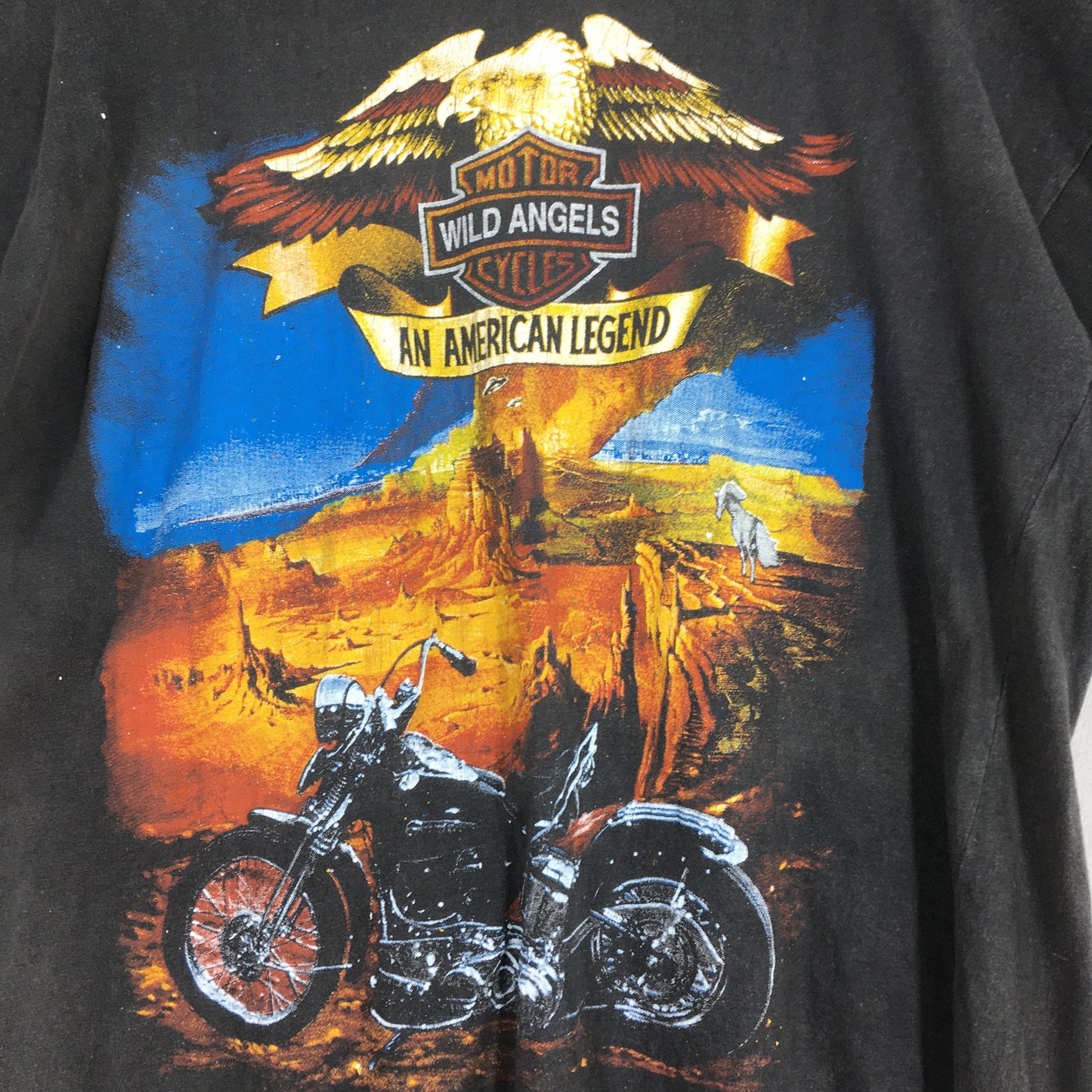 Harley Davidson Wild Angels Black T shirt XLarge