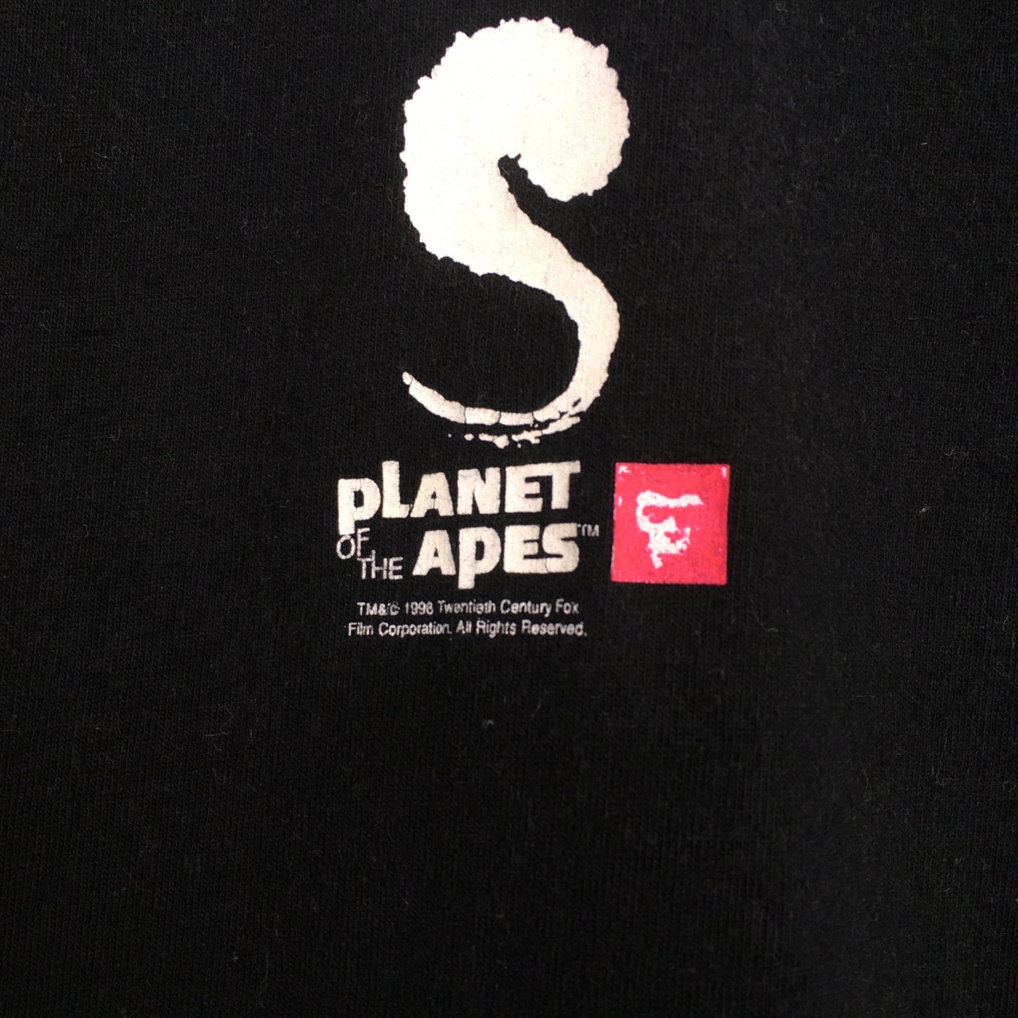 Planet Of The Apes Black T shirt Medium