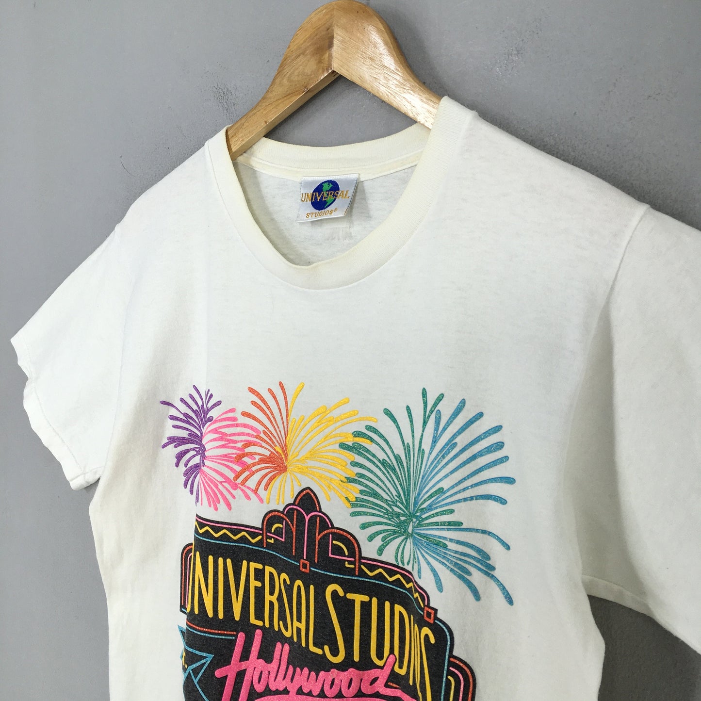 Universal Studios Hollywood Usa White T shirt Medium