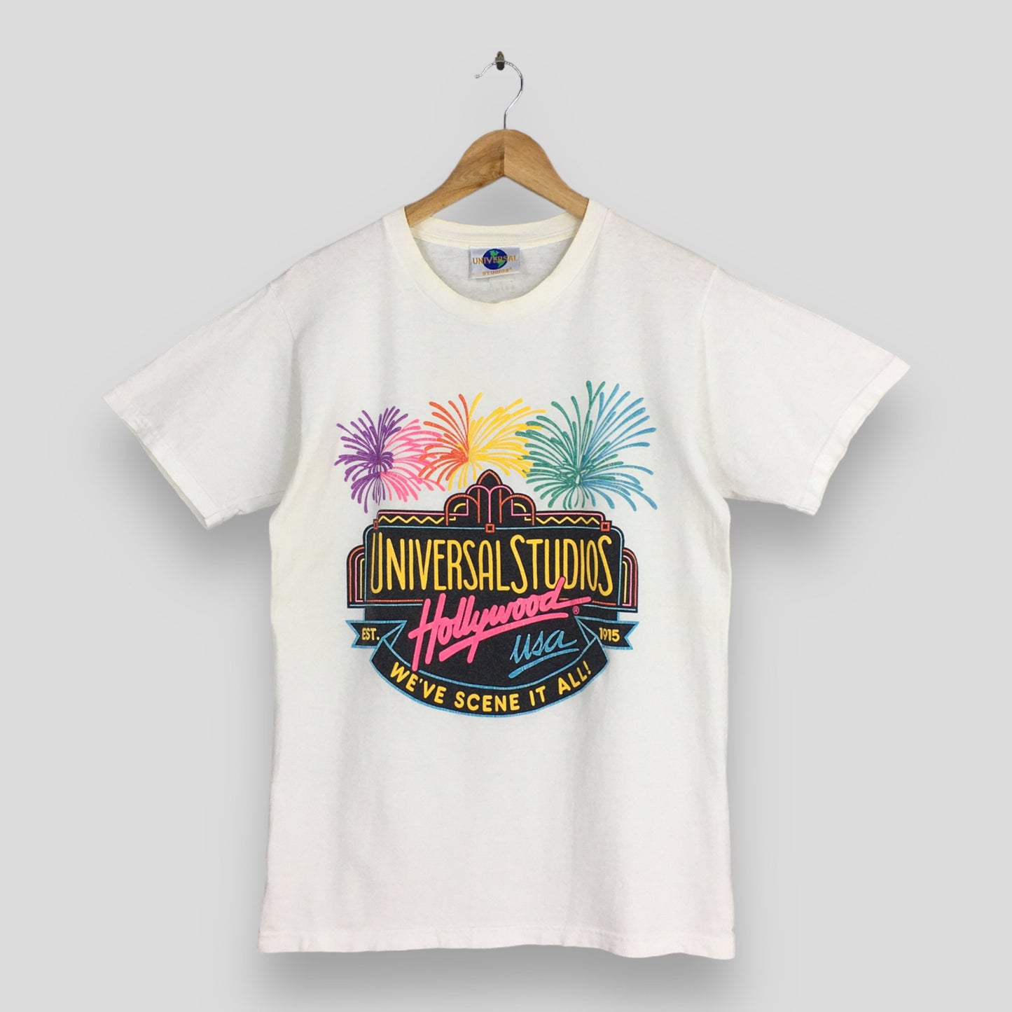 Universal Studios Hollywood Usa White T shirt Medium