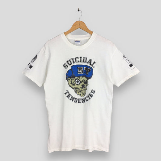 Suicidal Tendencies ST White T shirt Medium