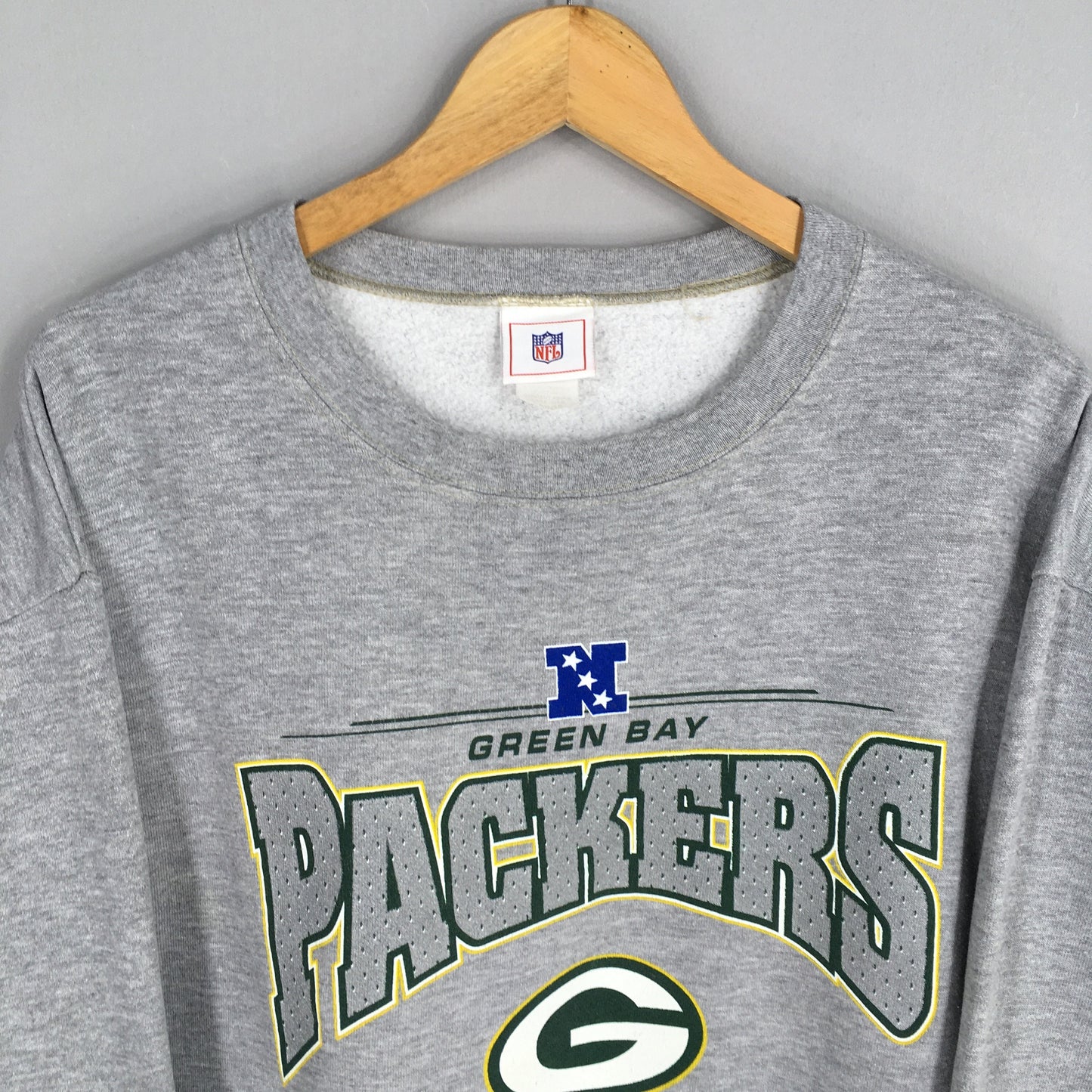 Green Bay Packers NFL Gray Sweater Large