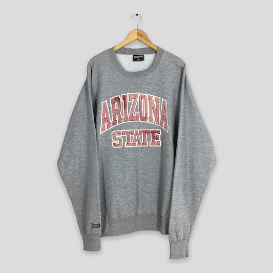 Arizona State Usa Gray Sweatshirt 2XLarge