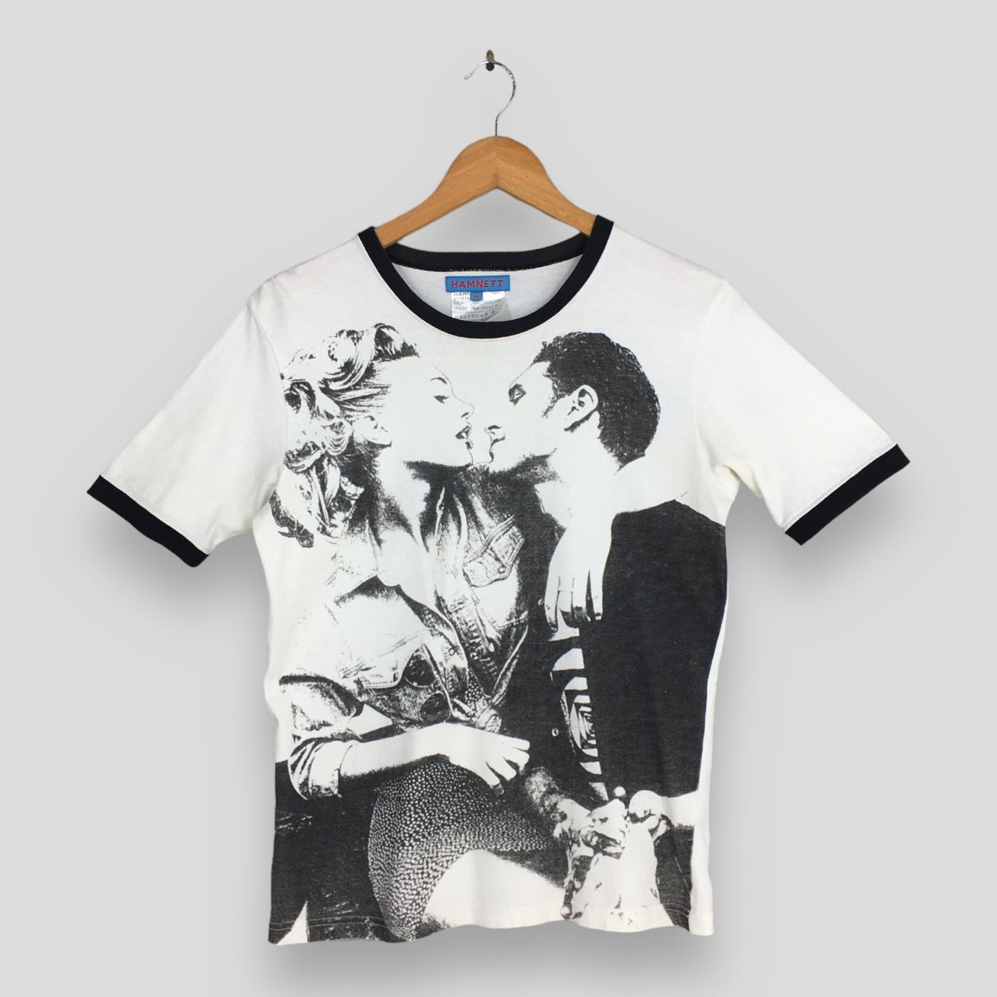 Katharine Hamnett Photoprint White T shirt Medium