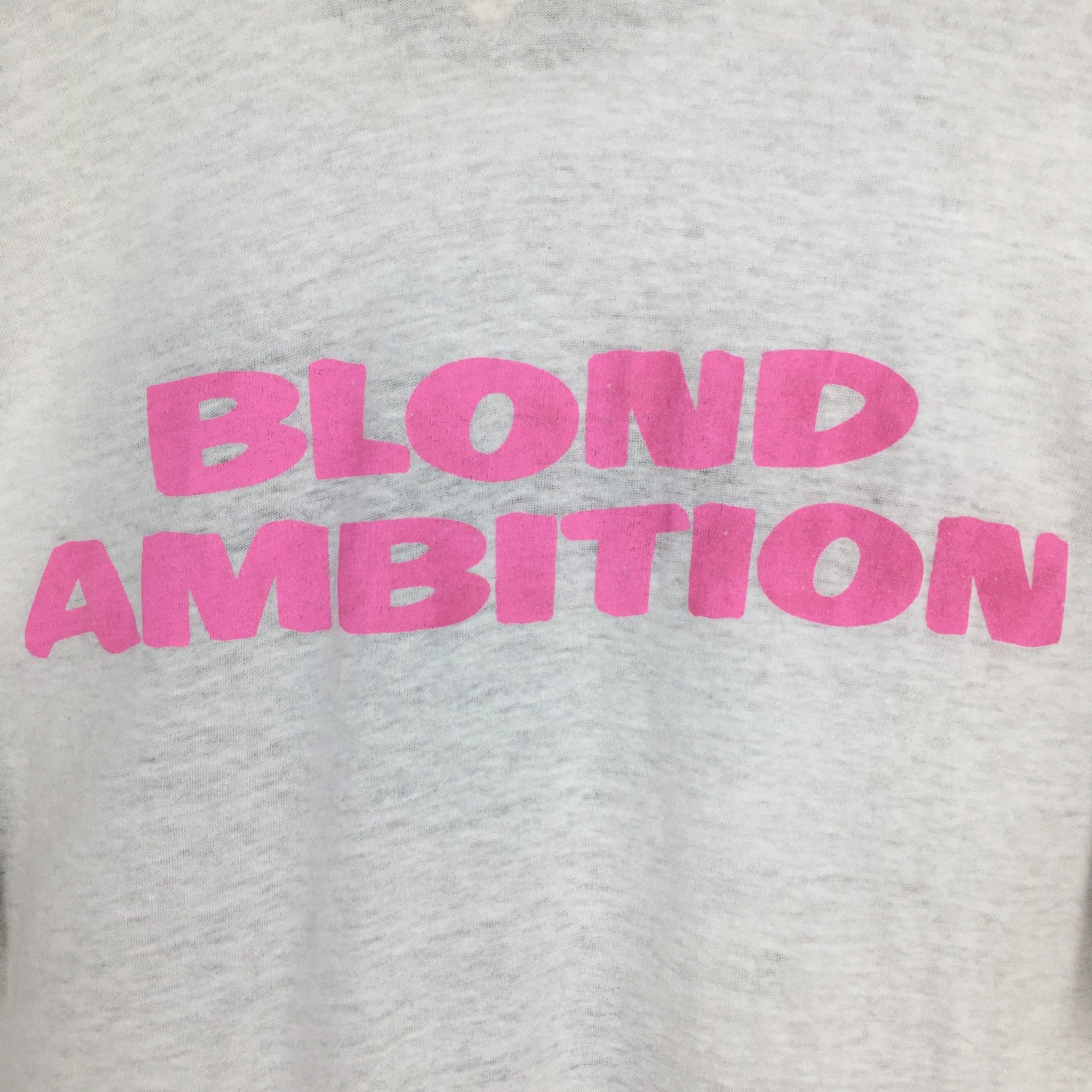 Madonna Blond Ambition White T shirt XLarge