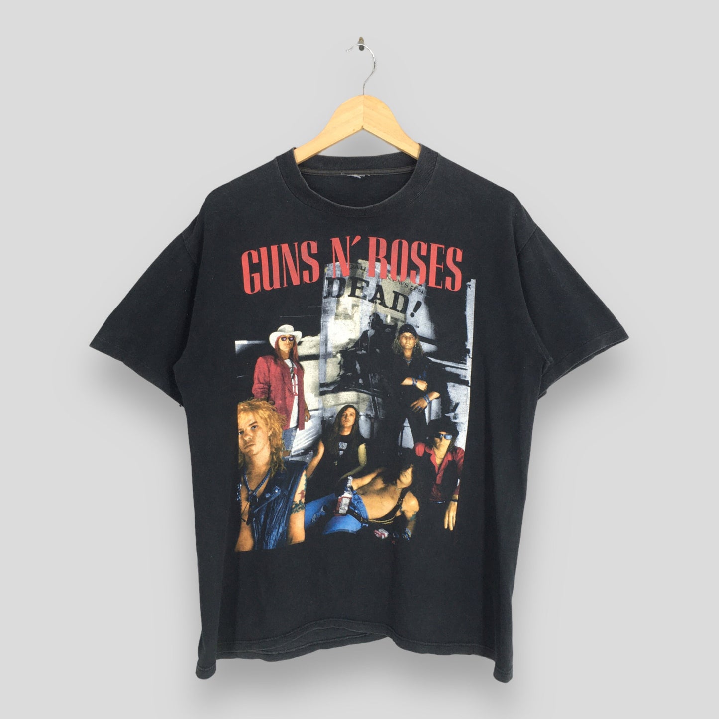 Gun N Roses Metal Black T shirt Medium