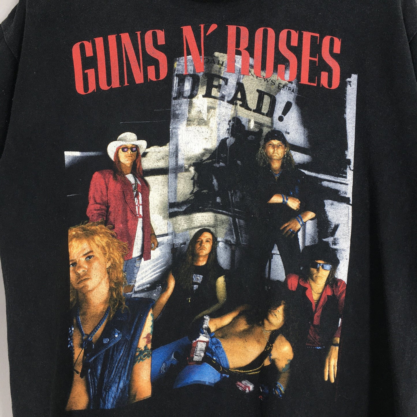 Gun N Roses Metal Black T shirt Medium