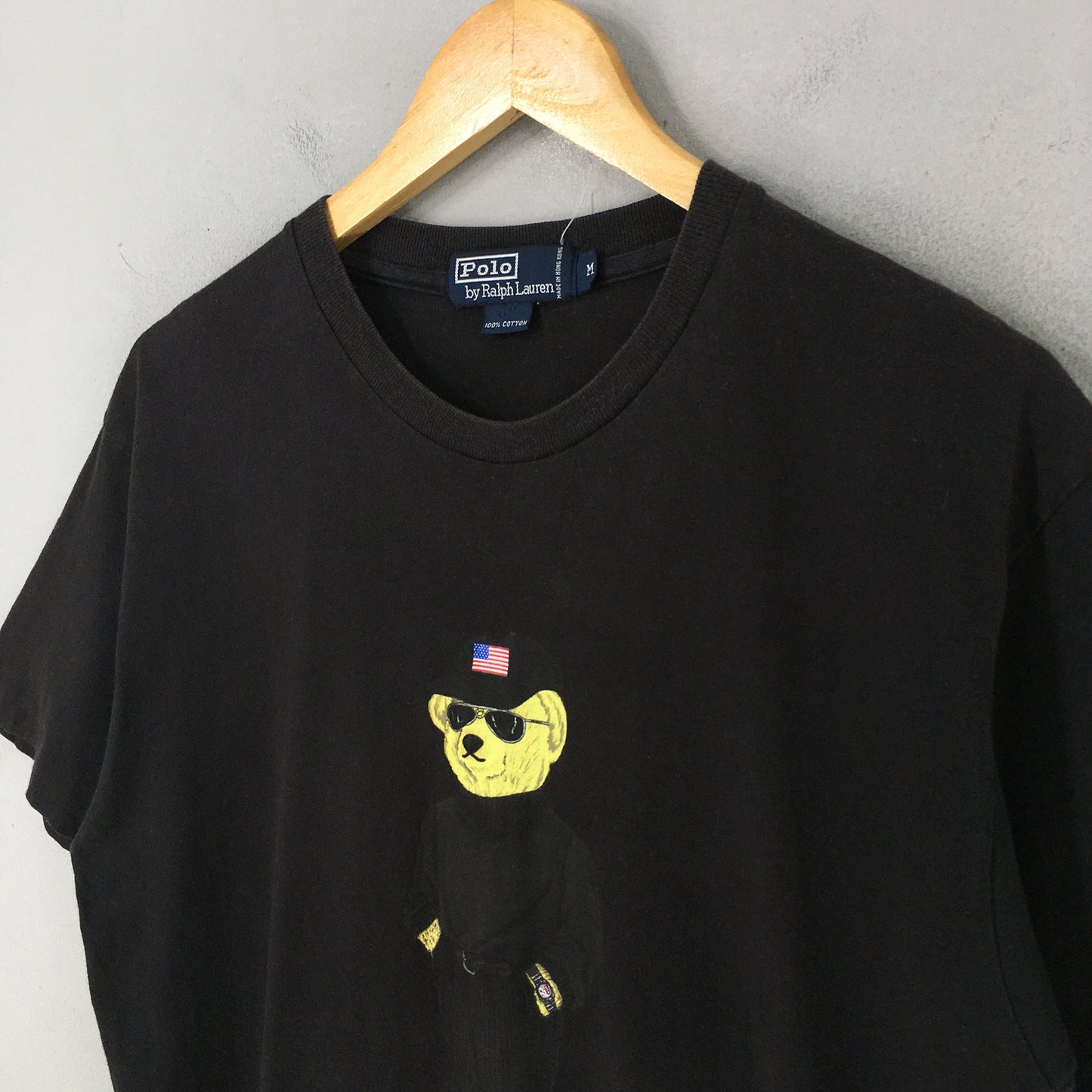 Polo Sport Ralph Lauren Polo Bear Black T shirt Medium