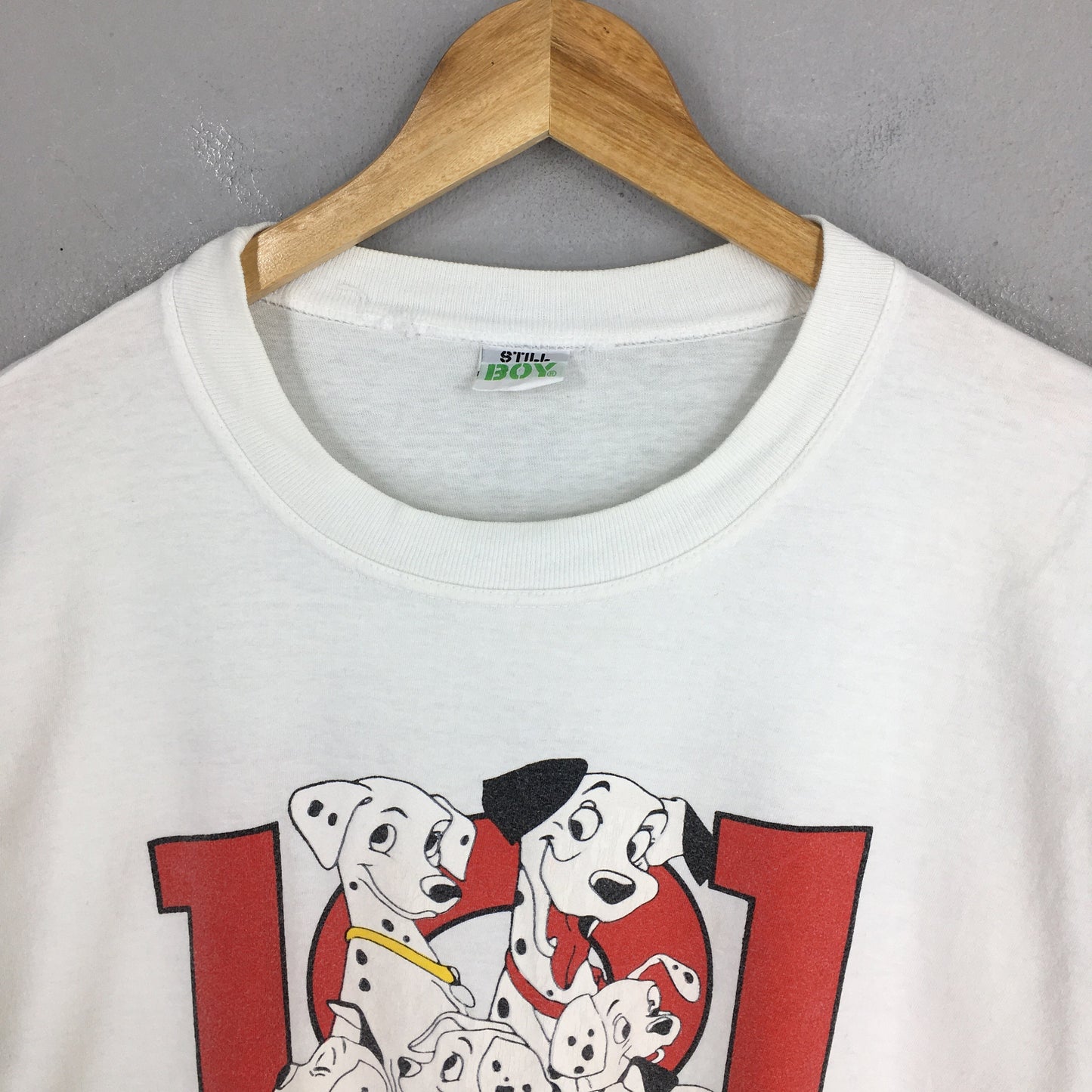 101 Dalmatians Dog White Cartoon T shirt Medium