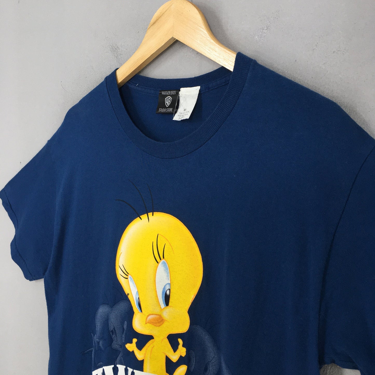 Looney Tunes Tweety Blue T shirt Medium