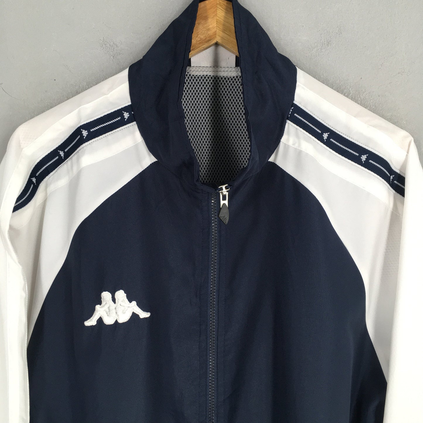 Kappa Sport Italia Blue Jacket Windbreaker Large