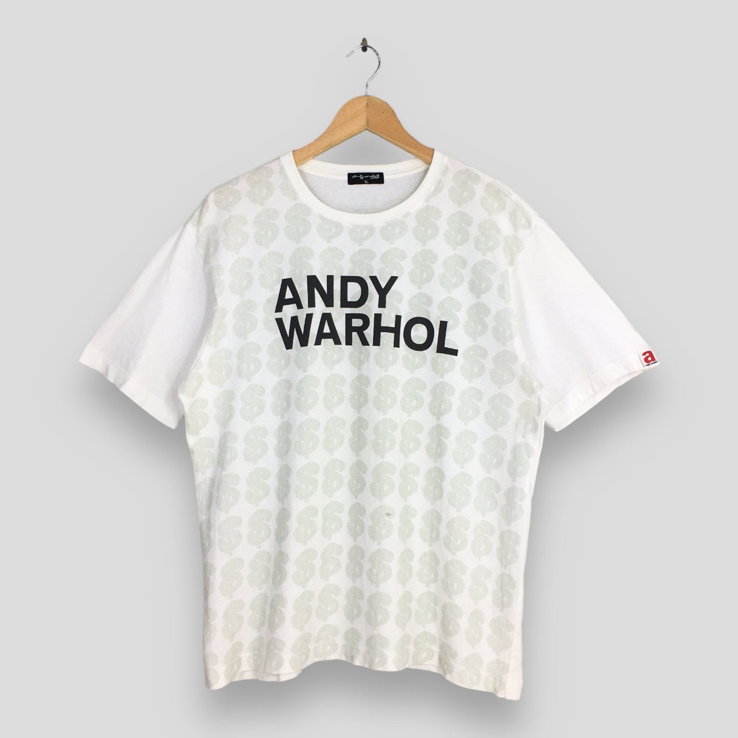 Andy Warhol Dollar Art White T shirt XLarge