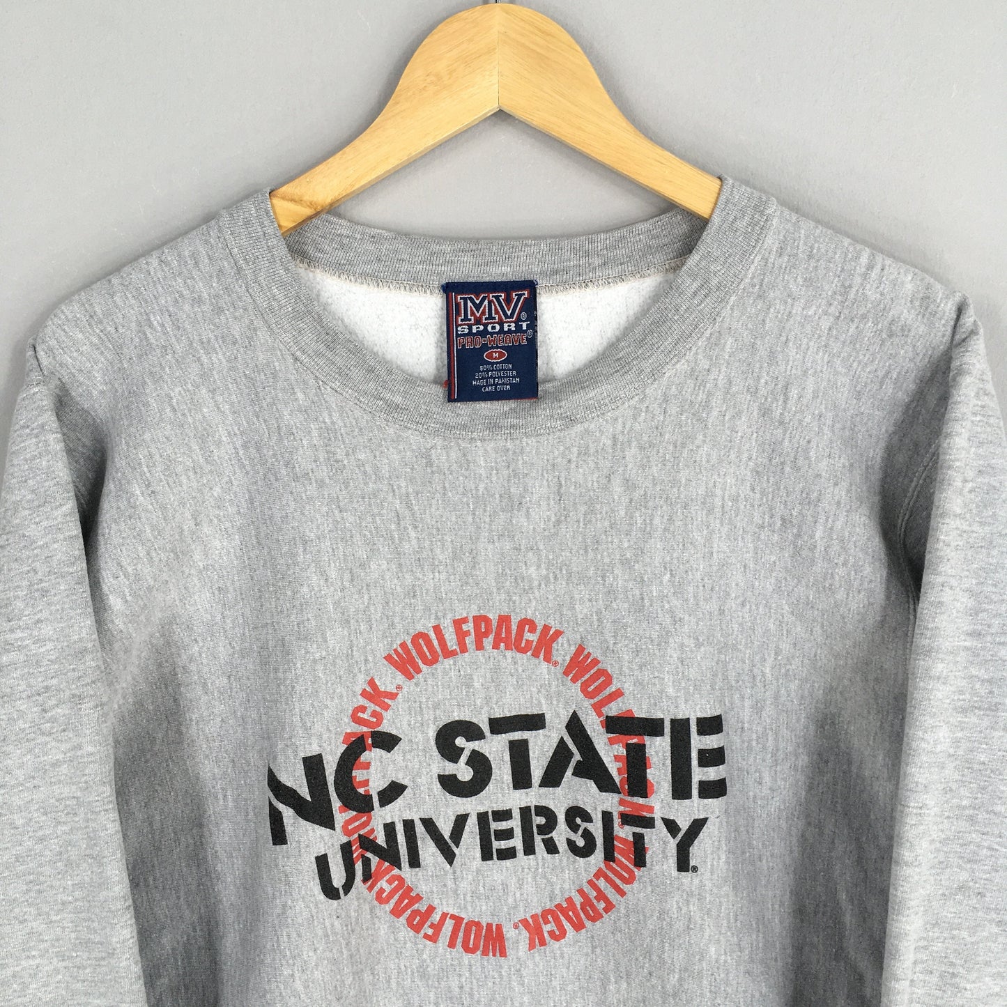 NC State University Ncaa Sweatshirt Medium