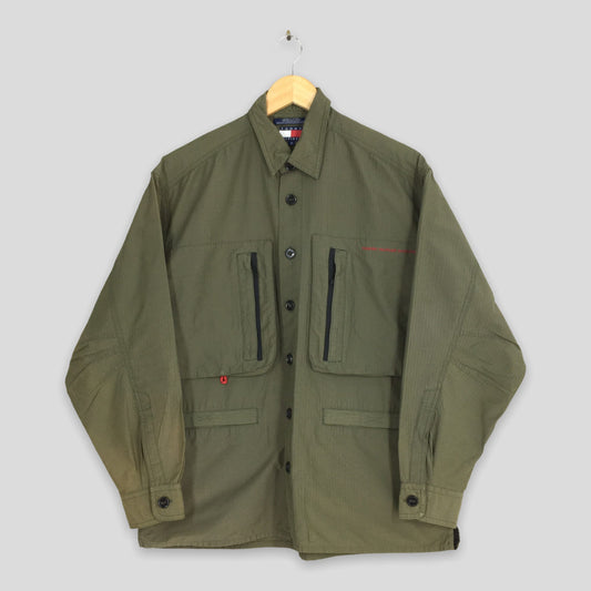 Tommy Hilfiger Olive Windbreaker Jacket Medium