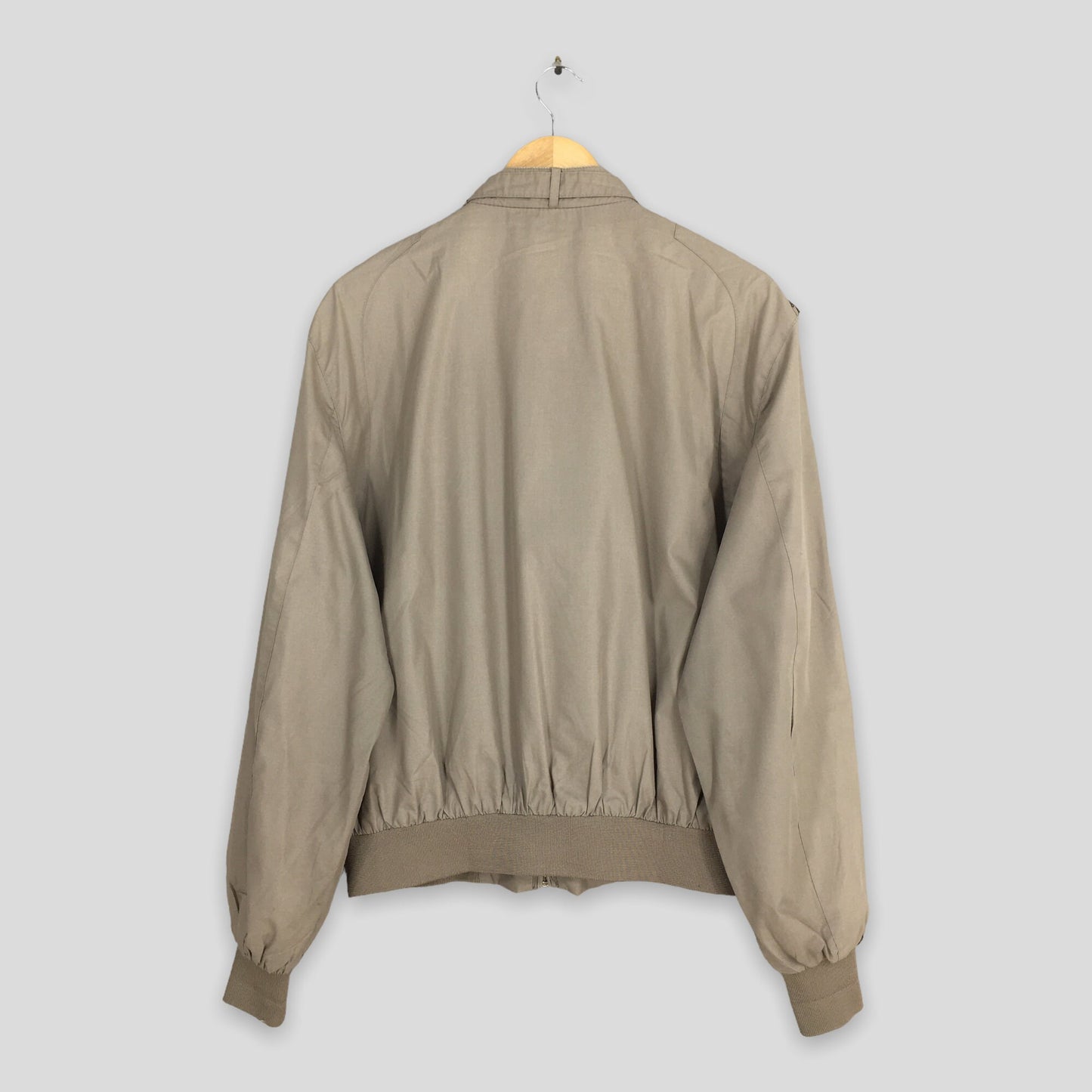 Members Only Harrington Beige Jacket Large