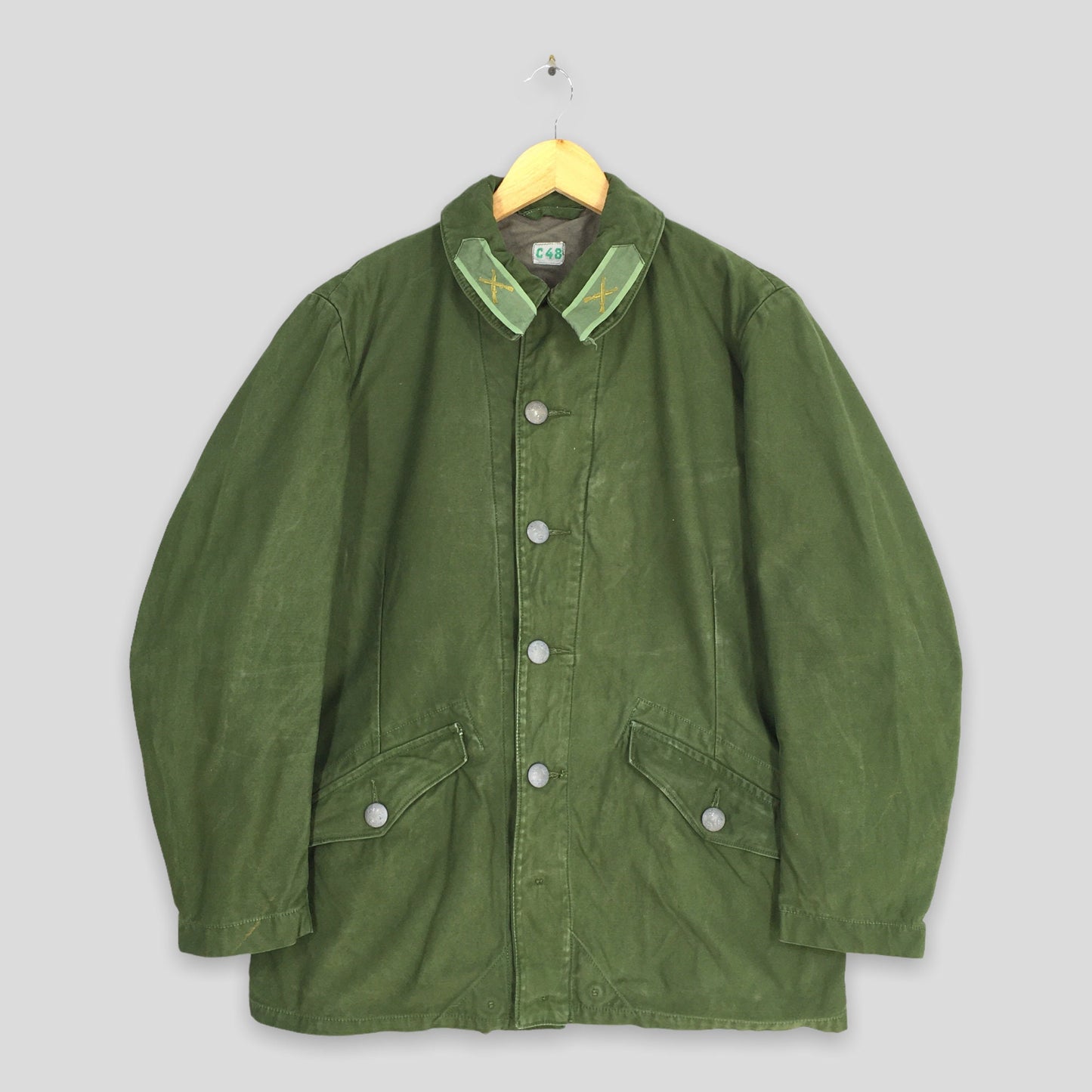 Swedish C48 Infrantry Military Jacket Medium