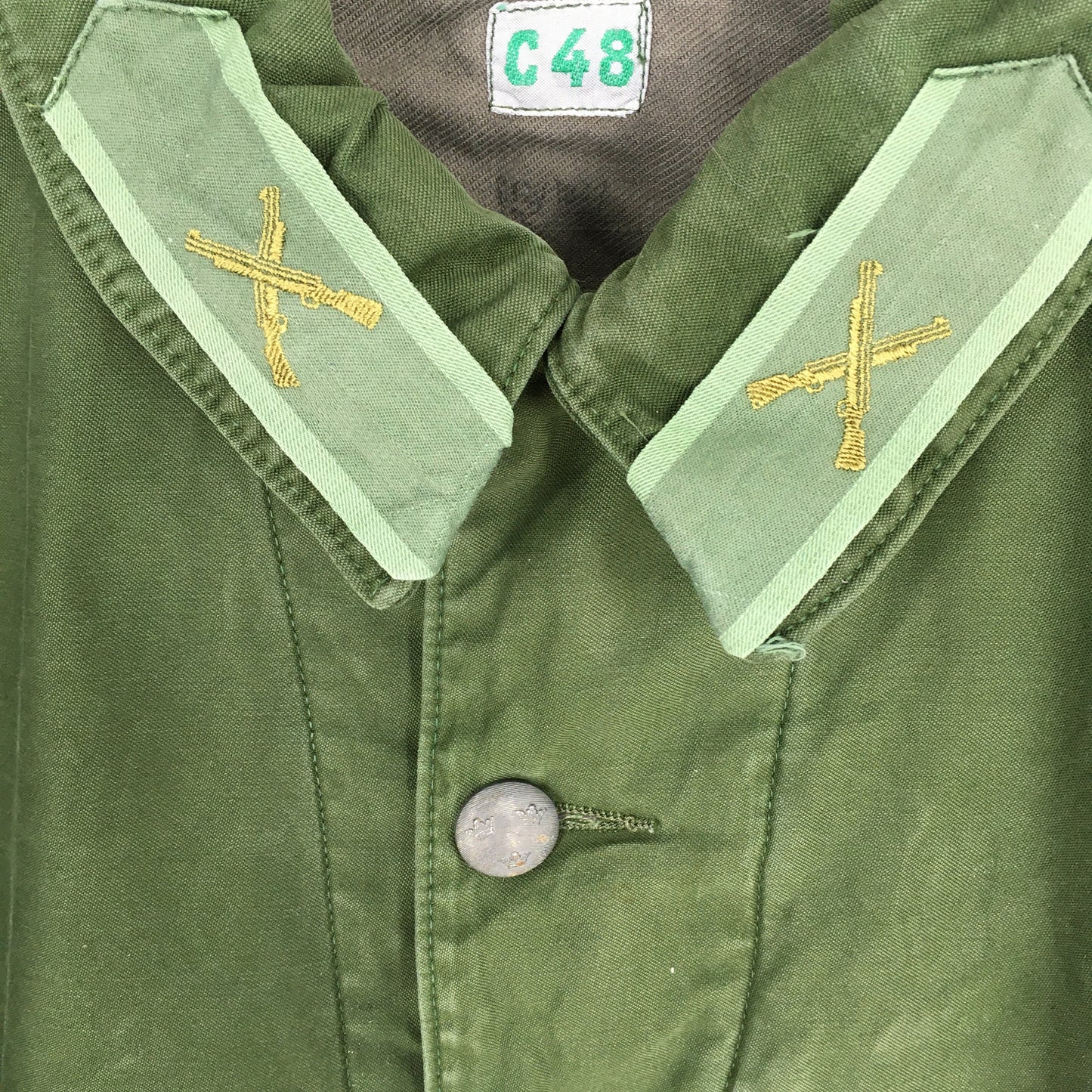 Swedish C48 Infrantry Military Jacket Medium