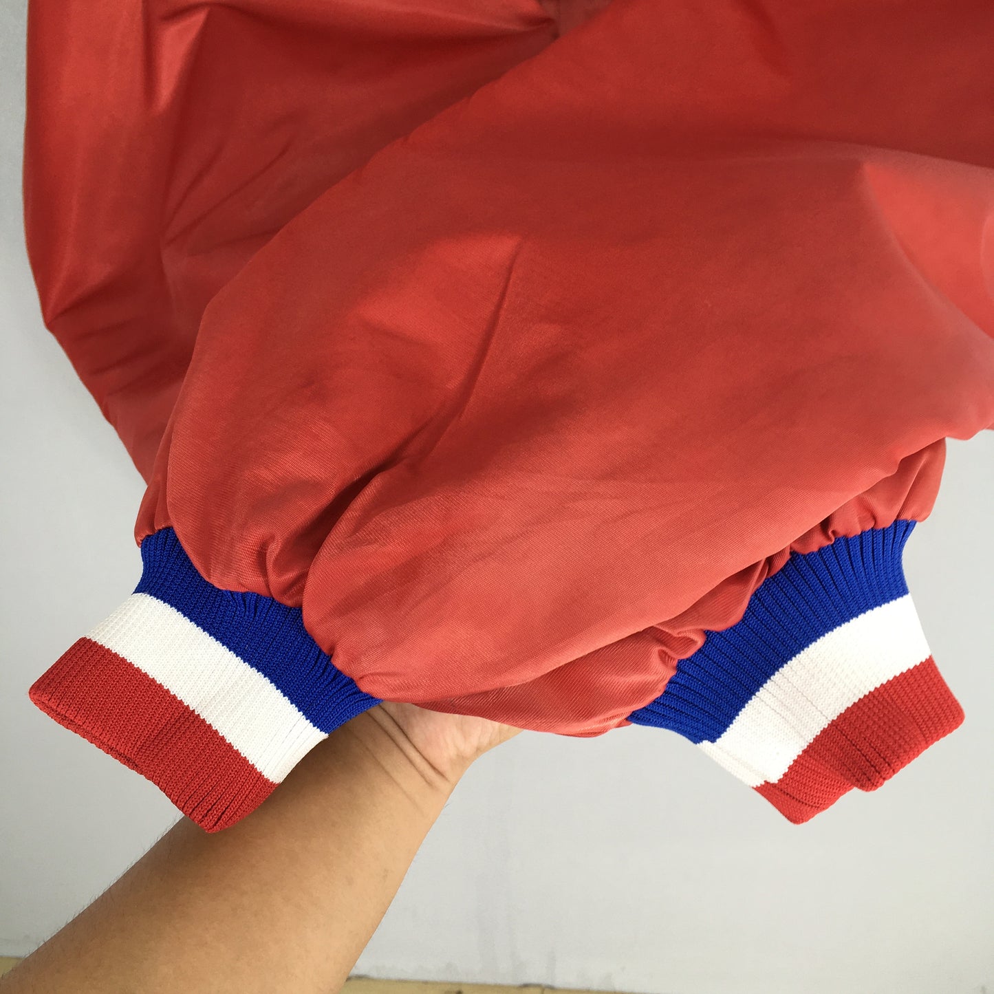 Philadelphia 76ers Sixers Red Satin Jacket XXLarge