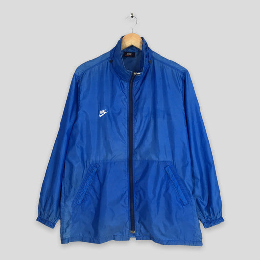 Nike Swoosh Windbreaker Blue Jacket Medium