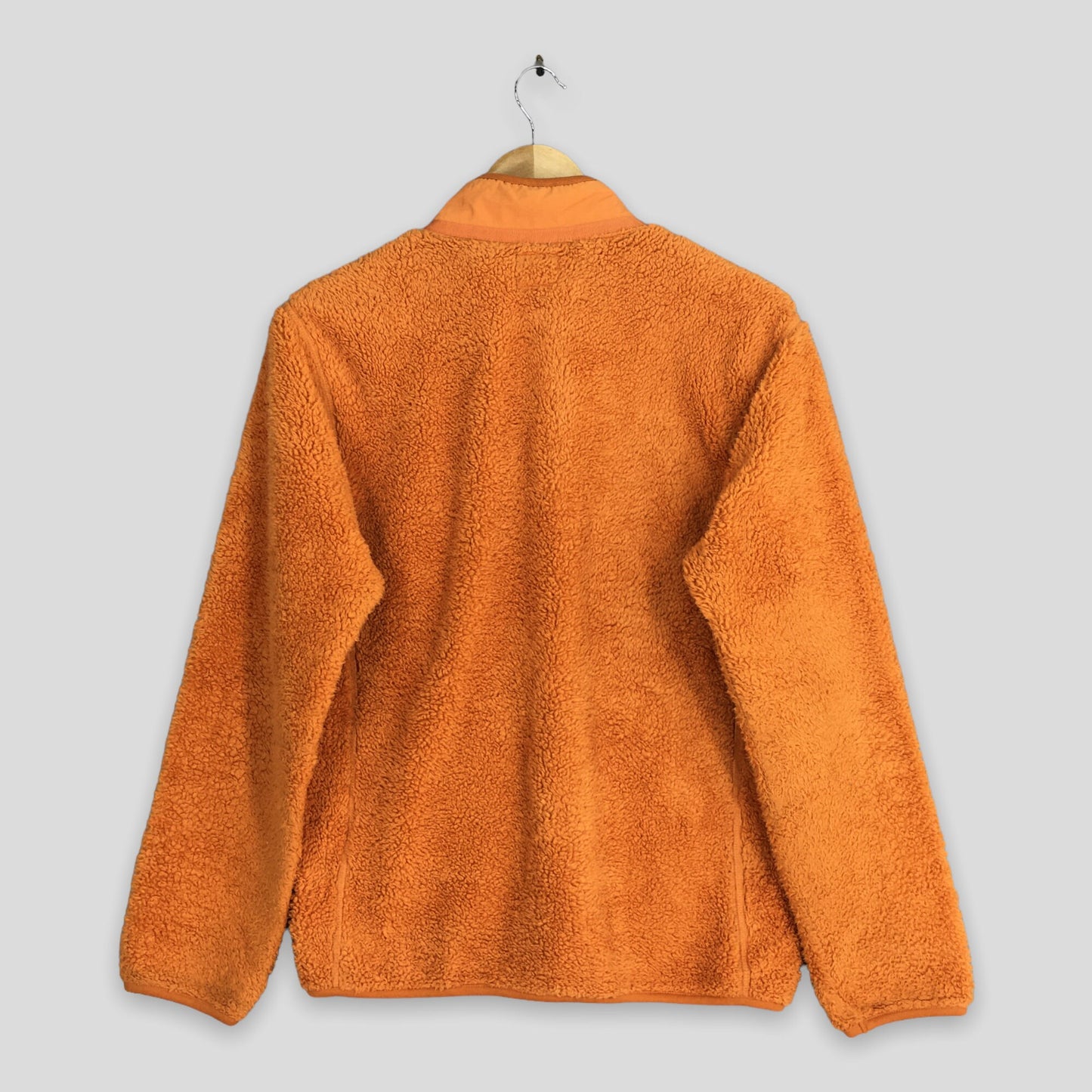 Bulky Fleece Orange Jacket Medium