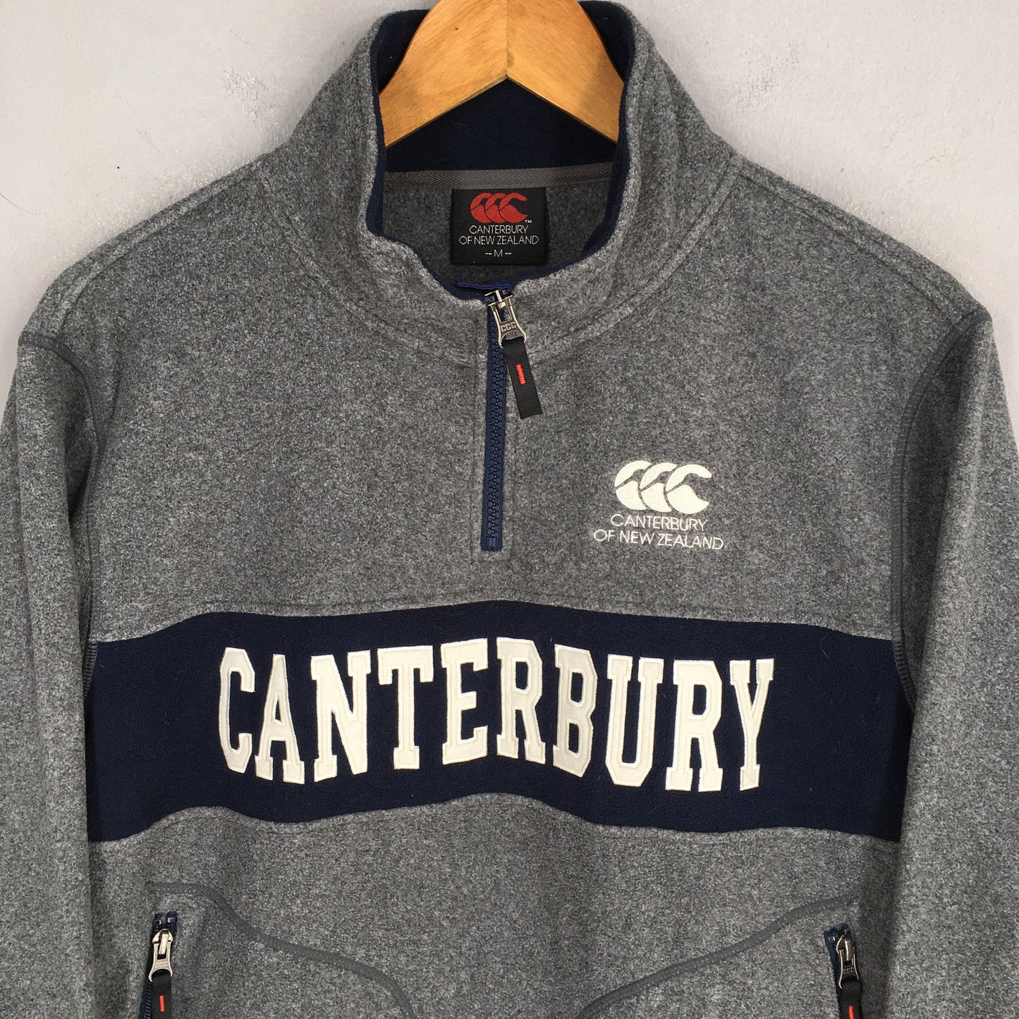 Canterbury Of New Zealand Rugby Gray Sweatshirt Medium