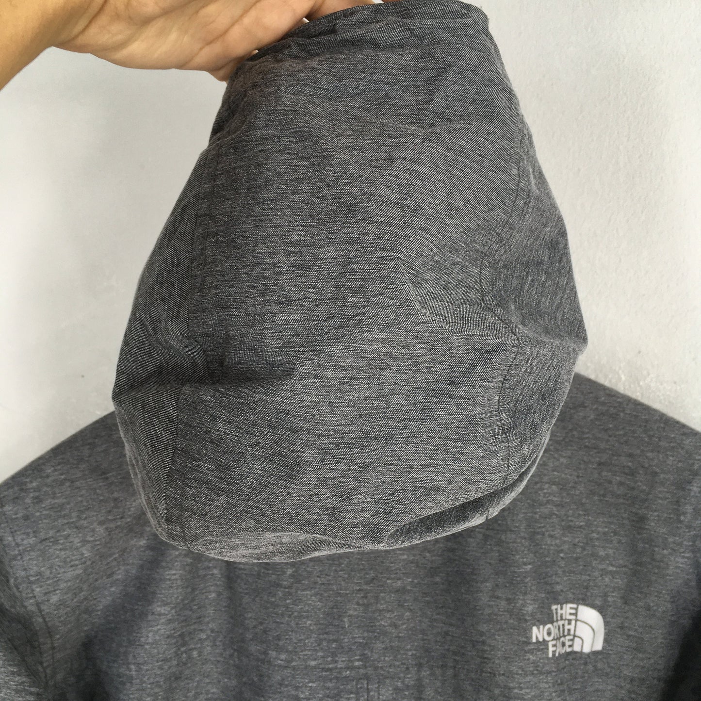 The North Face Gray Zip Up Hoodie Jacket Medium