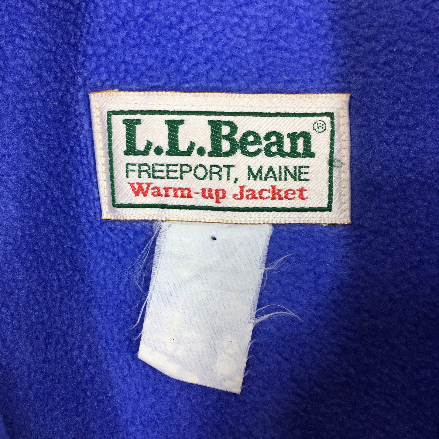 LL Bean Usa Lining Fleece Purple Jacket Medium