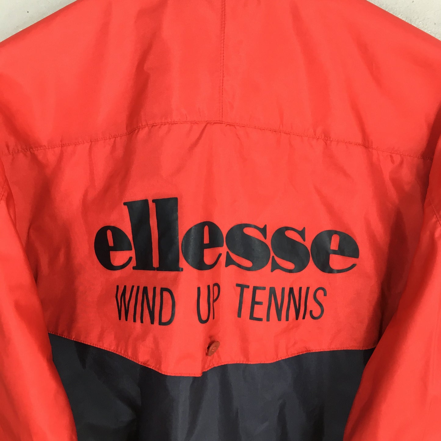 Ellesse Perugia Windbreaker Red Jacket Medium