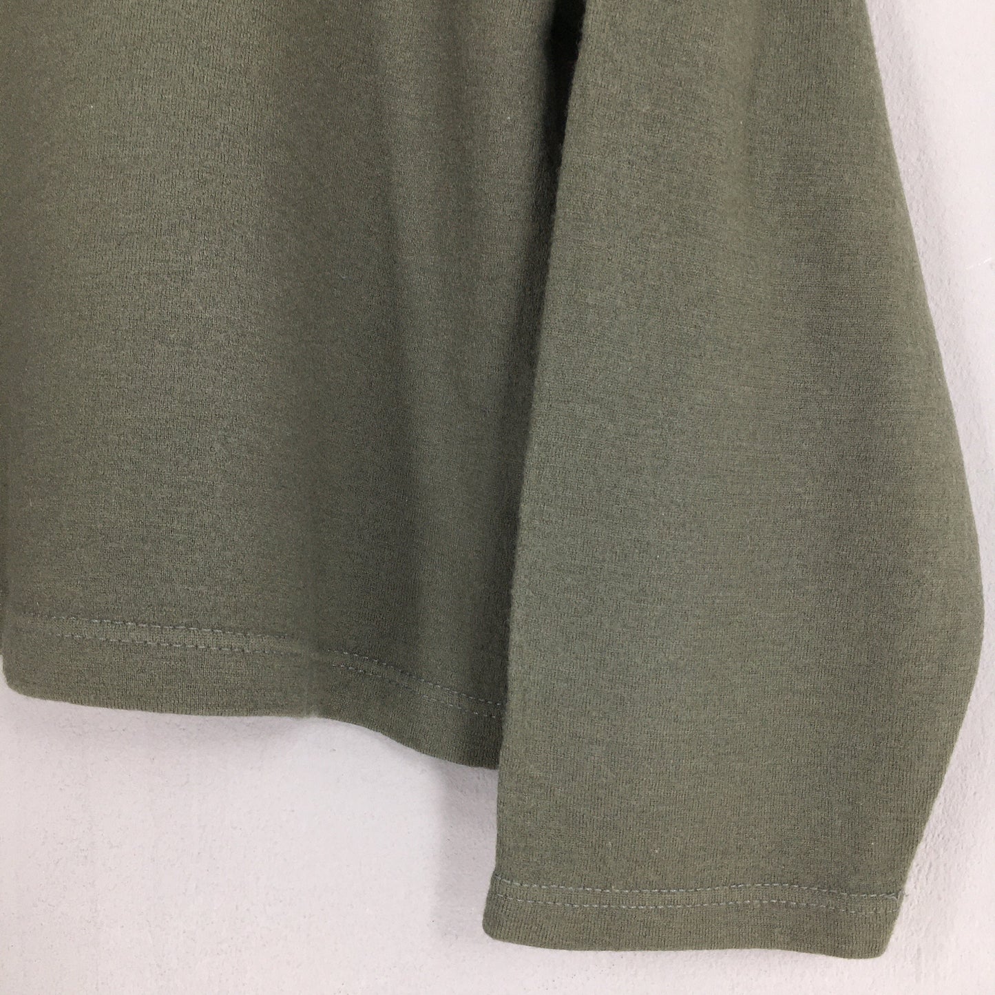 Comme Des Garcons Wool Cropped Olive T shirt Small