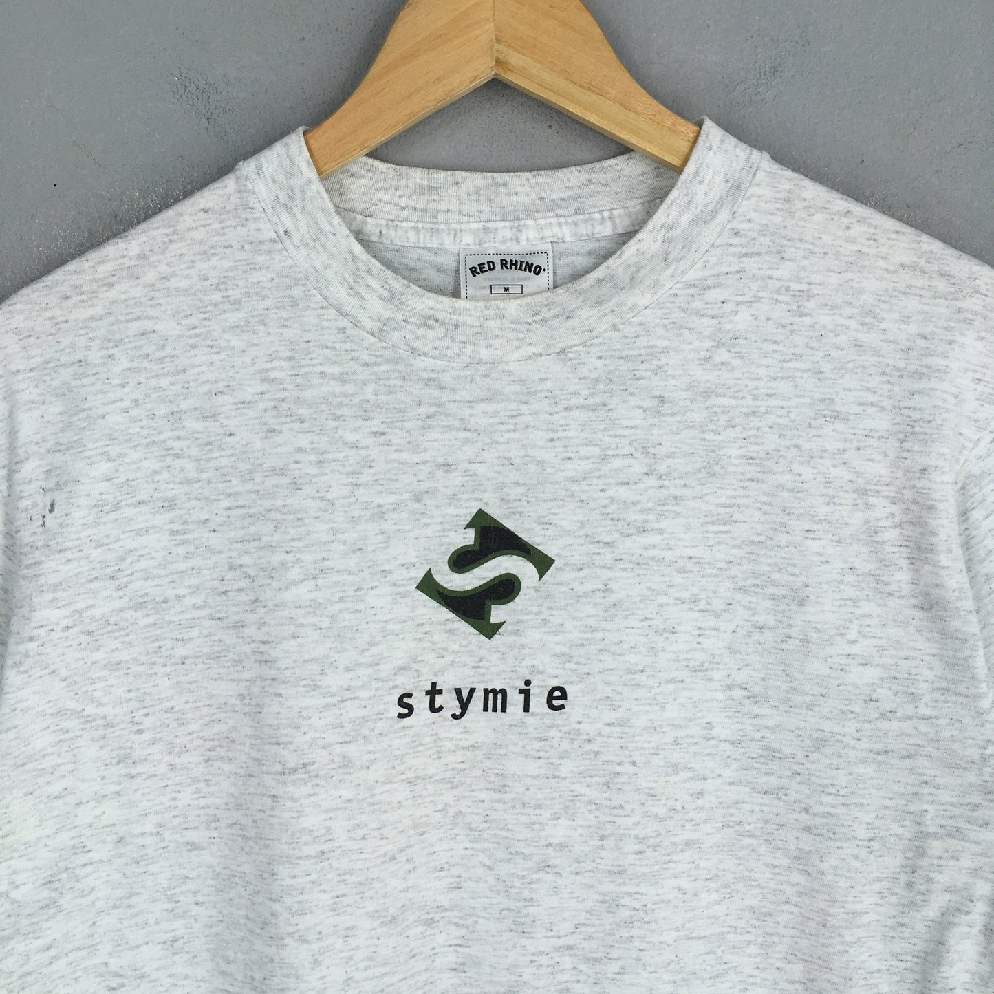 Stymie Skate Streetwear Gray T shirt Medium