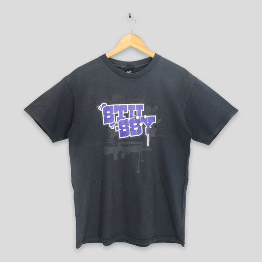 Stussy Unity Is Our Force Black T shirt Medium