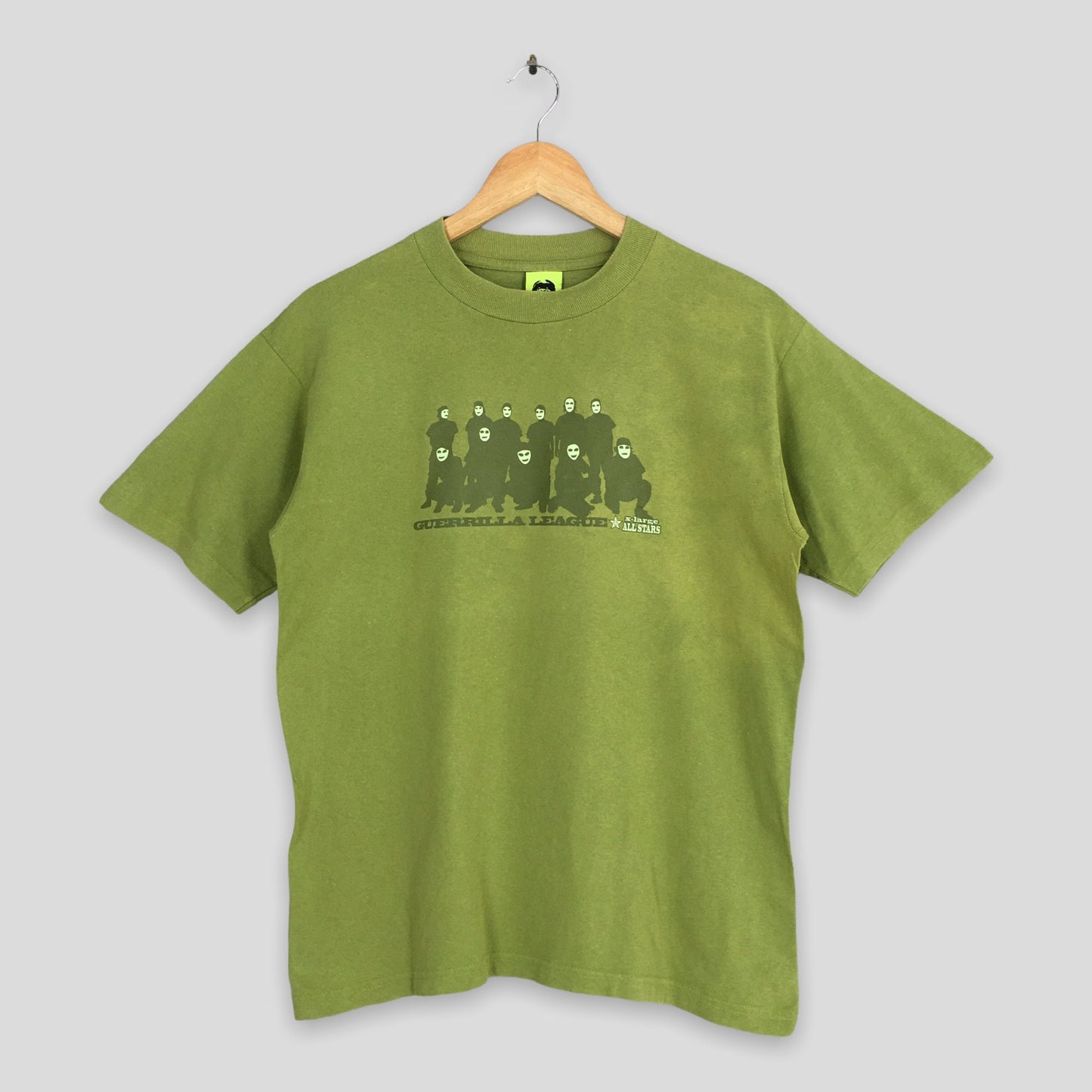 XLARGE Usa Guerrilla League Green T shirt Medium