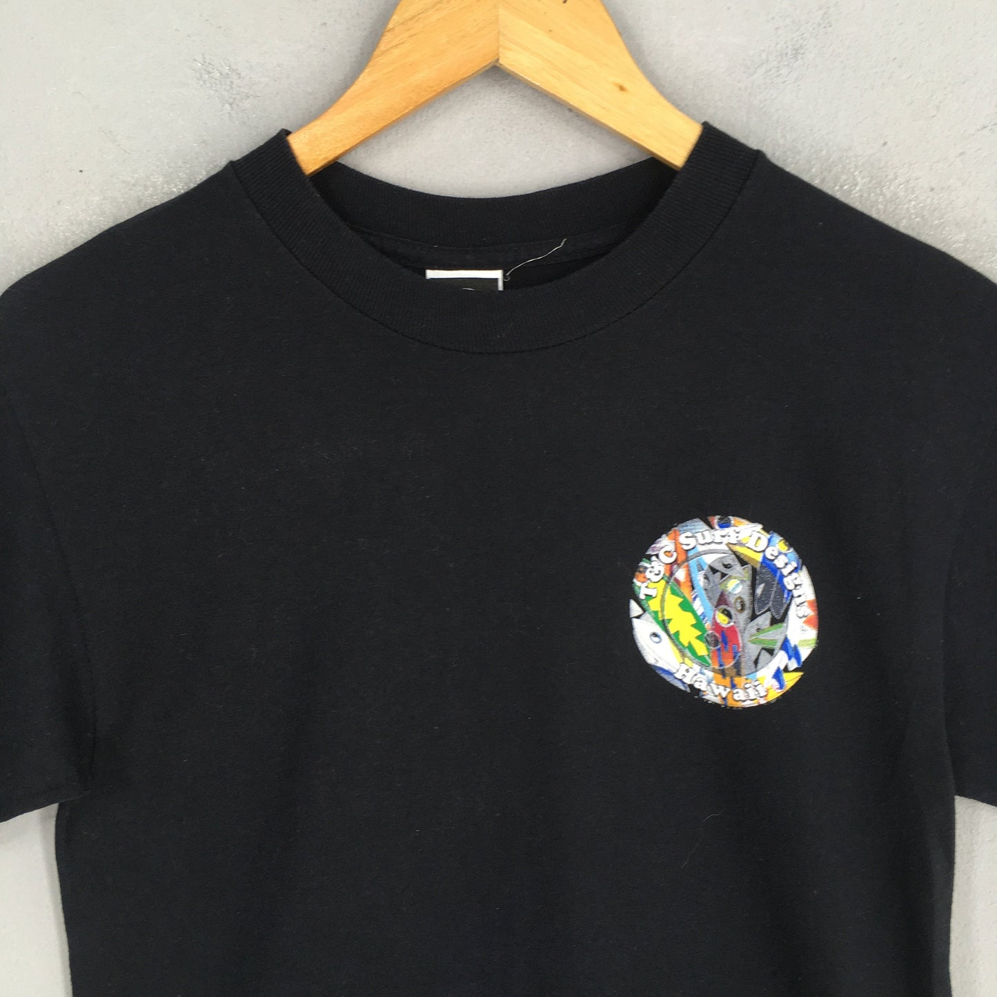 T&C Surf Designs Yin Yang Black T shirt Small