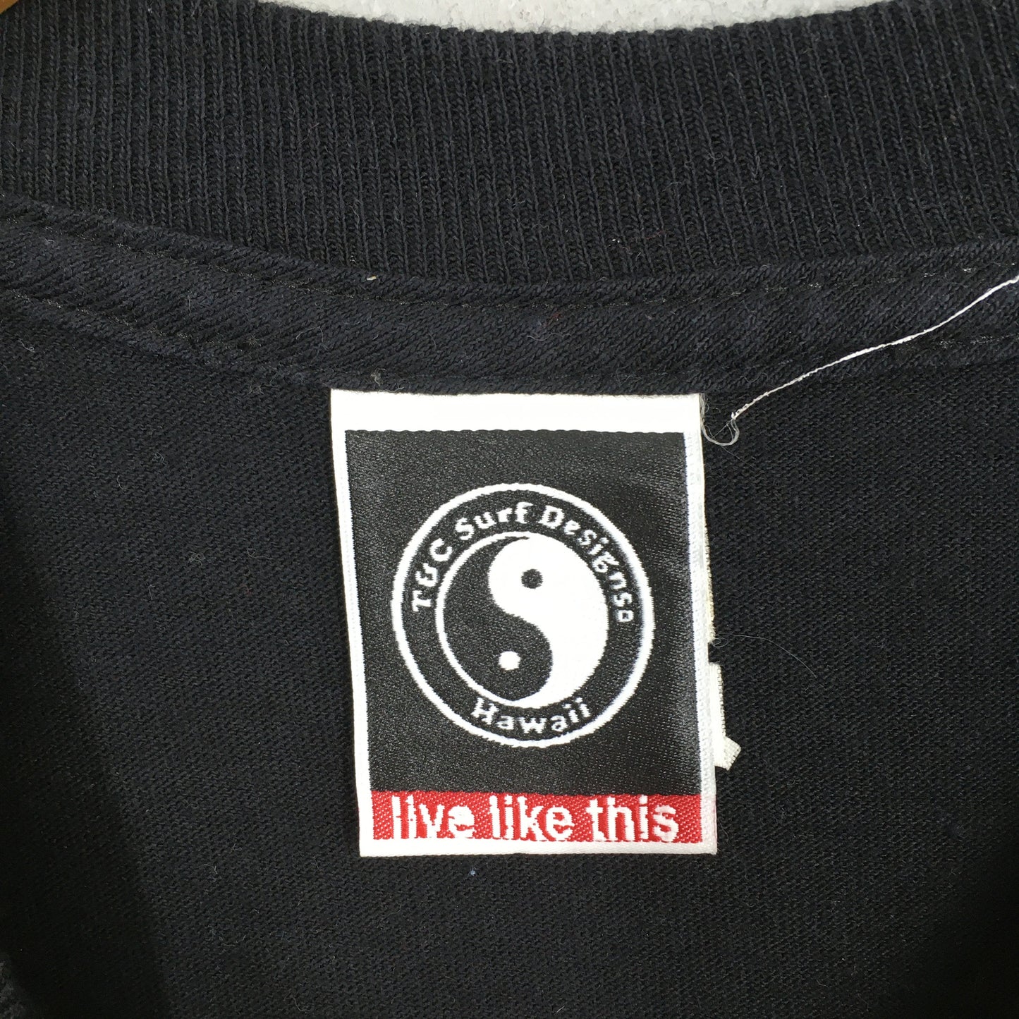 T&C Surf Designs Yin Yang Black T shirt Small