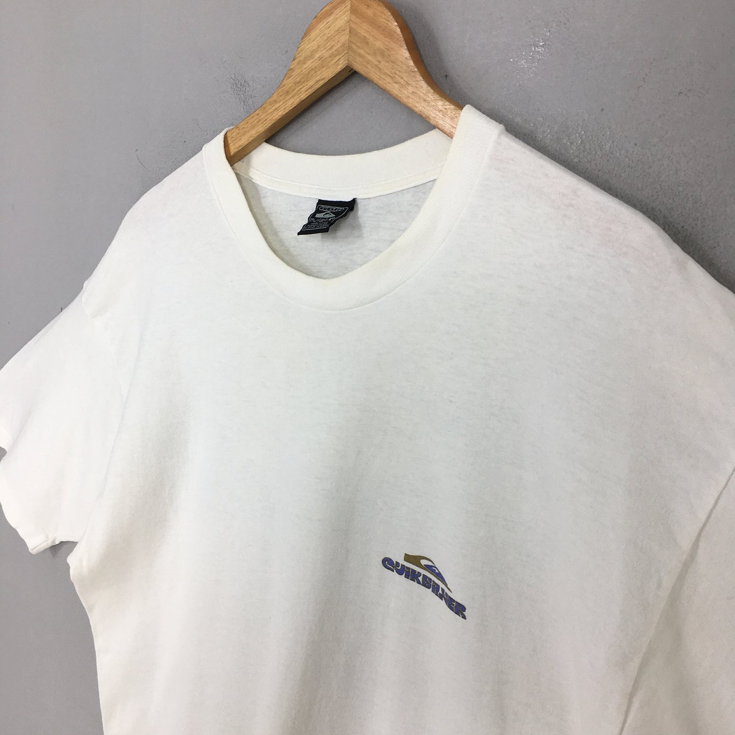 Quiksilver Boardriding Surf White T shirt XLarge