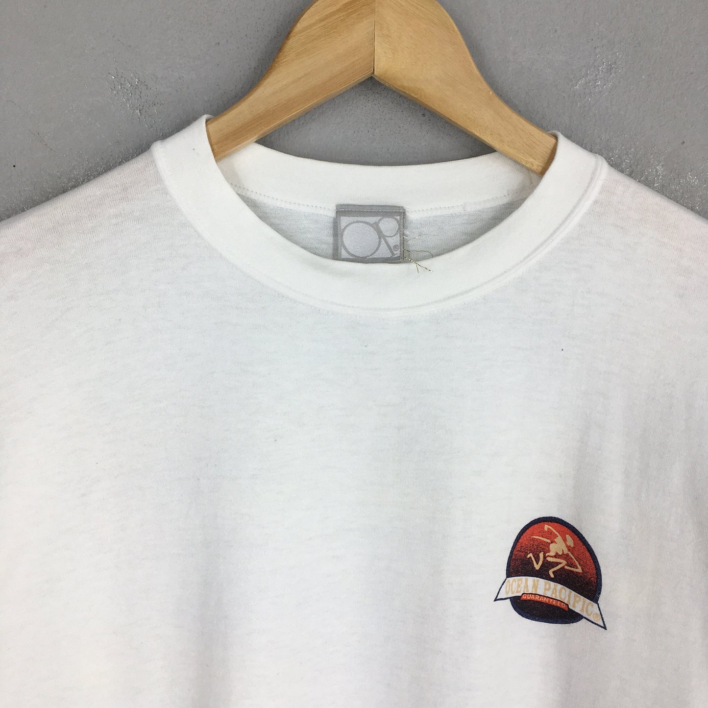 Ocean Pacific Surfer White T shirt Medium