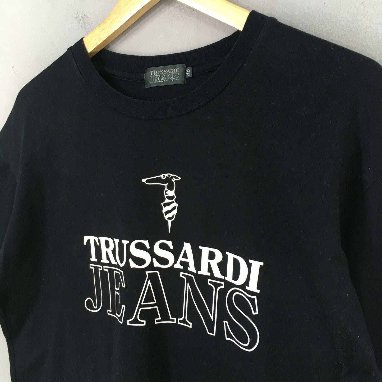 Trussardi Jeans Sportswear Black T shirt Medium