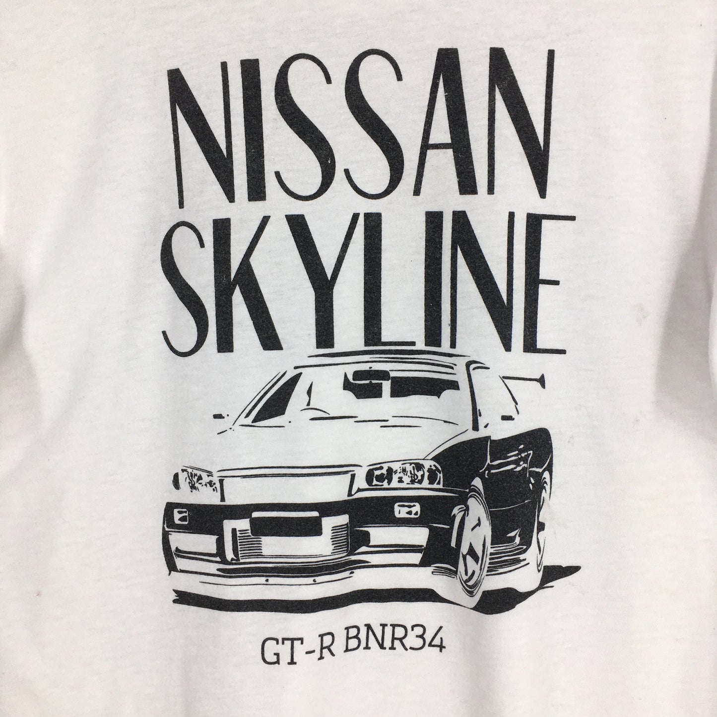 Nissan GT-R BNR34 Skyline Racing T shirt Large