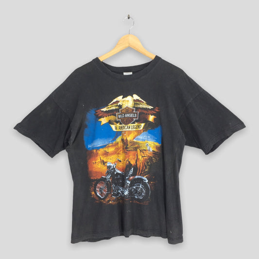 Harley Davidson Wild Angels Black T shirt XLarge