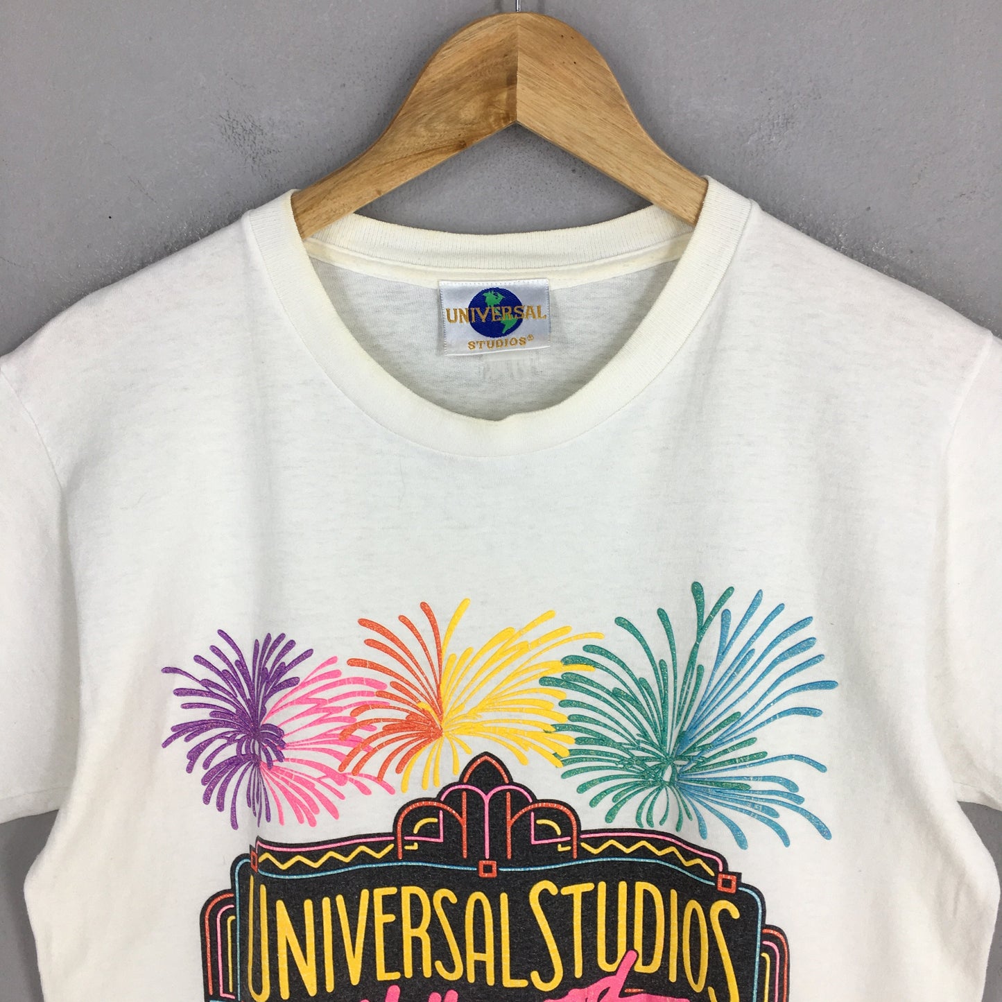 Universal Studios Hollywood Usa White T shirt Medium