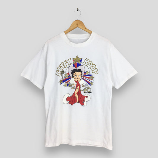 Betty Boop Movie Star White T shirt Medium