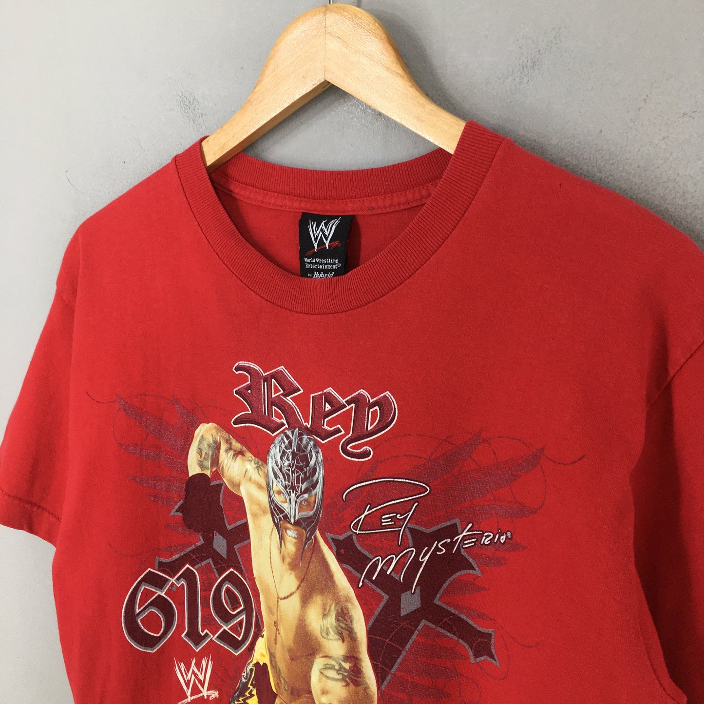 WWE Rey Mysterio Wrestling 619 Red T shirt Medium