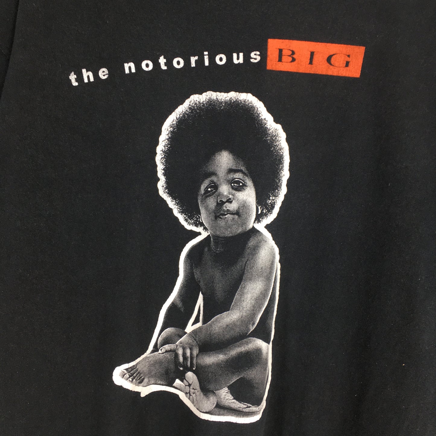 The Notorious Big Rapper Black T shirt XLarge