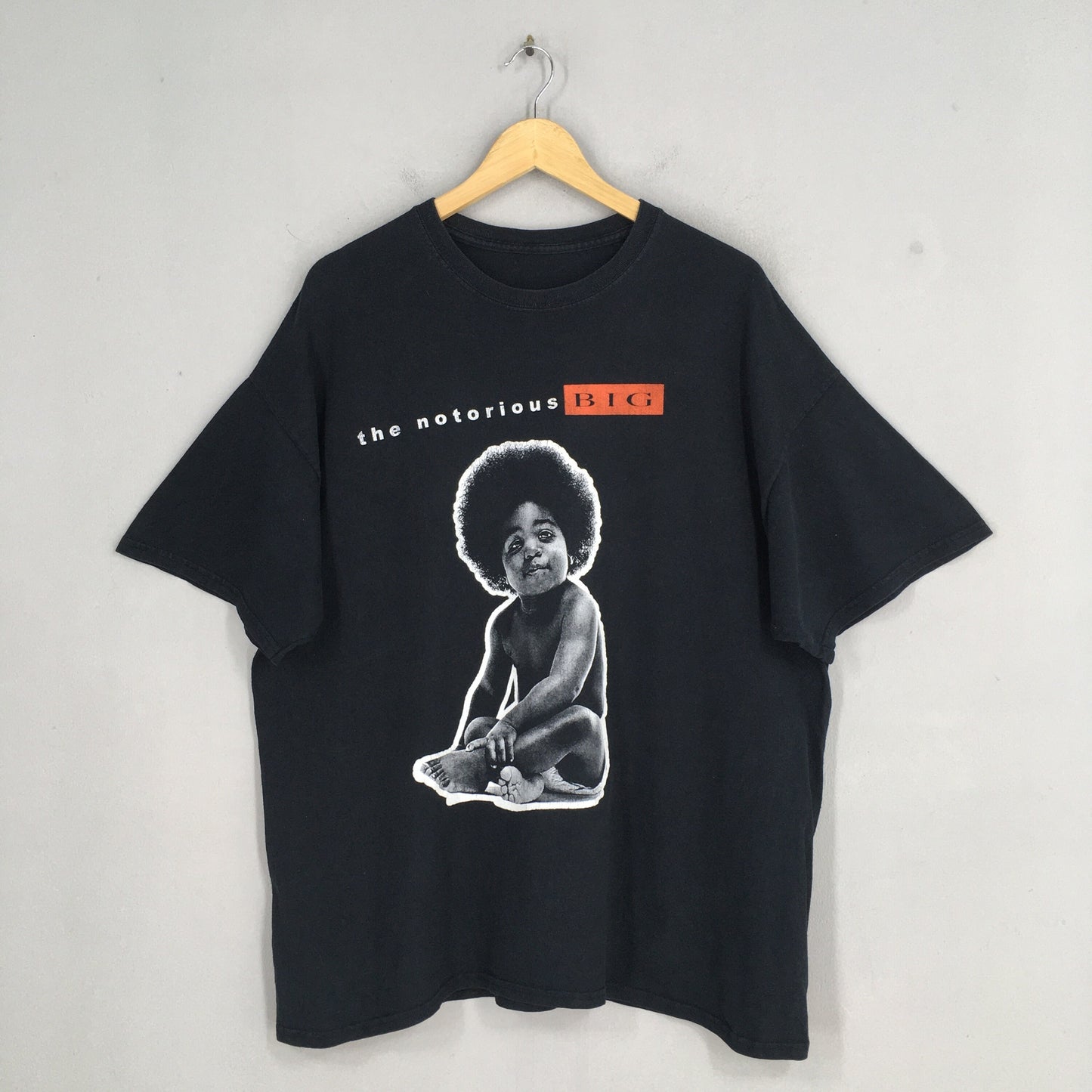 The Notorious Big Rapper Black T shirt XLarge